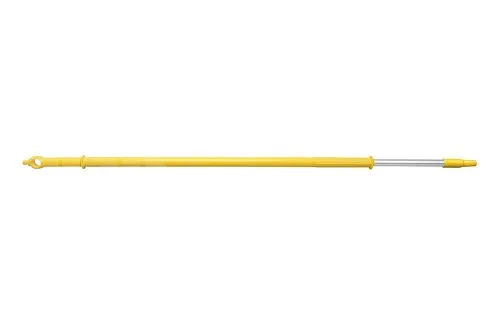 Ручка телескоп. эргономичная, алюминий (с подачей воды) - 1250/2000х32 мм., желтый
