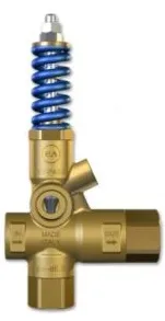 Регулировочный клапан VB 85/310; вход 1/2"г, выход 1/2"г. с входом для манометра 80 л/мин 310 бар