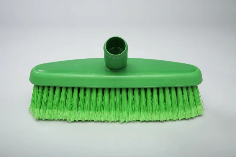 Щетка моющая с резиновыми краями, мягкая - 265х90 мм, зеленый