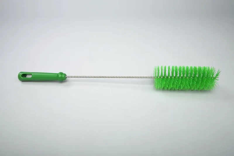 Ерш для чистки труб/бутылок средней жесткости, полиэстер - 60х150х500 мм., зеленый