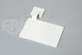 Значок маркировочный для алюминиевого рельса, 110х75 мм, белый