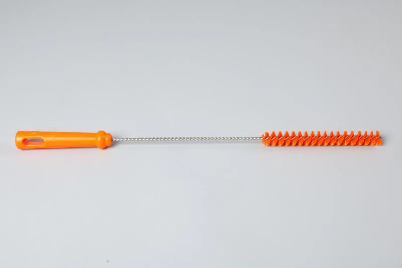 Ерш для чистки труб/бутылок средней жесткости, полиэстер - 20х150х500 мм., оранжевый