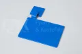 Значок маркировочный для алюминиевого рельса, 110х75 мм, синий