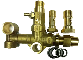 Регулировочный клапан VB 56; вход 1/2" г, выход М22х1,5ш (К Premium 9.15) 30 л/мин 250 бар 2x1/8 г.