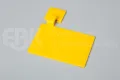 Значок маркировочный для алюминиевого рельса, 110х75 мм, желтый
