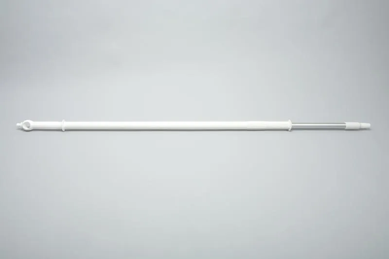 Ручка телескоп. эргономичная, алюминий (с подачей воды) - 1750/3000х32 мм., белый