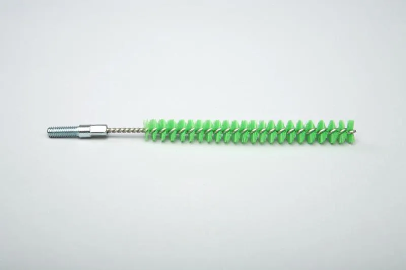 Ерш ручной с резьбой средней жесткости, полиэстер - 12х100х160 мм., зеленый