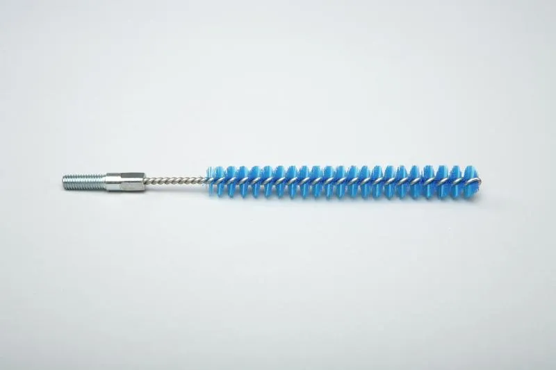 Ерш ручной с резьбой средней жесткости, полиэстер - 12х100х160 мм., синий