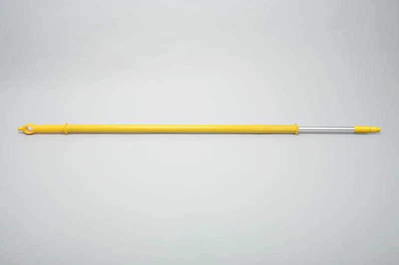 Ручка телескоп. эргономичная, алюминий (с подачей воды) - 1750/3000х32 мм., желтый
