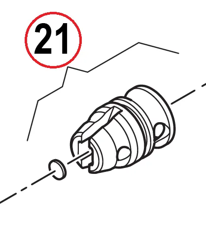 Ремкомплект насоса серии MC 20; MC 25: заглушка клапана (KIT21)