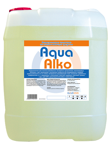 Щелочное не пенное моющее средство Aqua Alko- 20л